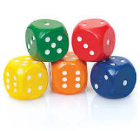 5 DICE WOODEN (£1.75)